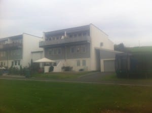 Bolig med sto-puss på ytterveggene