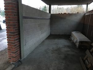 muring med leca og murstein